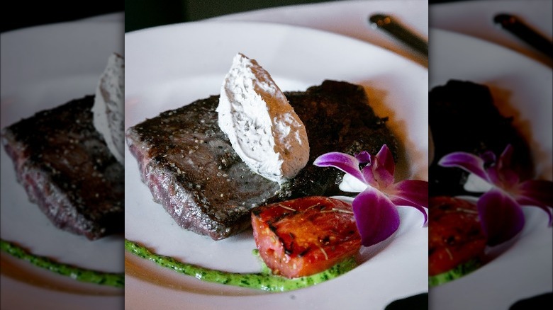 steak with truffle butter