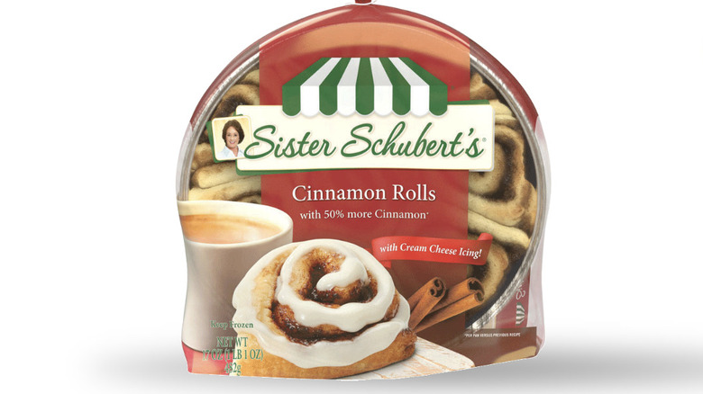 Sister schubert's cinnamon rolls package