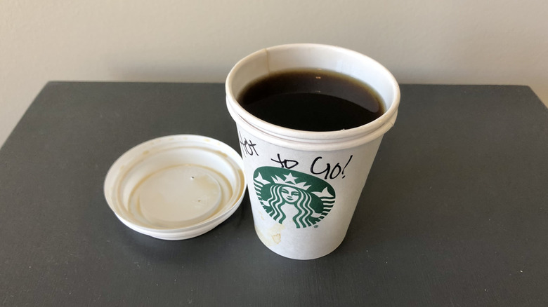 Hot Caffe Americano from Starbucks