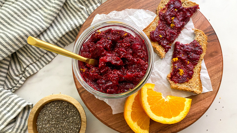 Cranberry Chia Jam