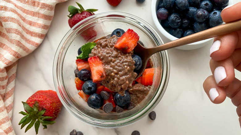 Vegan Chocolate Chia Seed Pudding