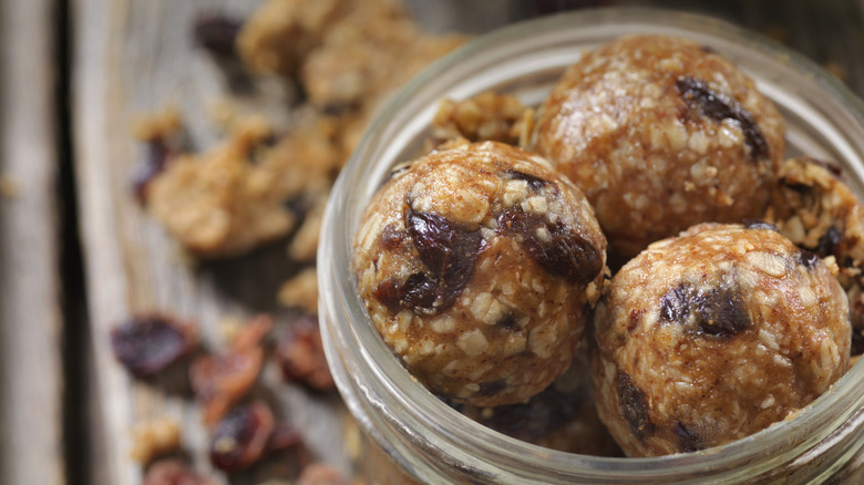 oat granola energy balls