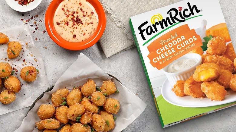 Farm Rich breaded cheese curds