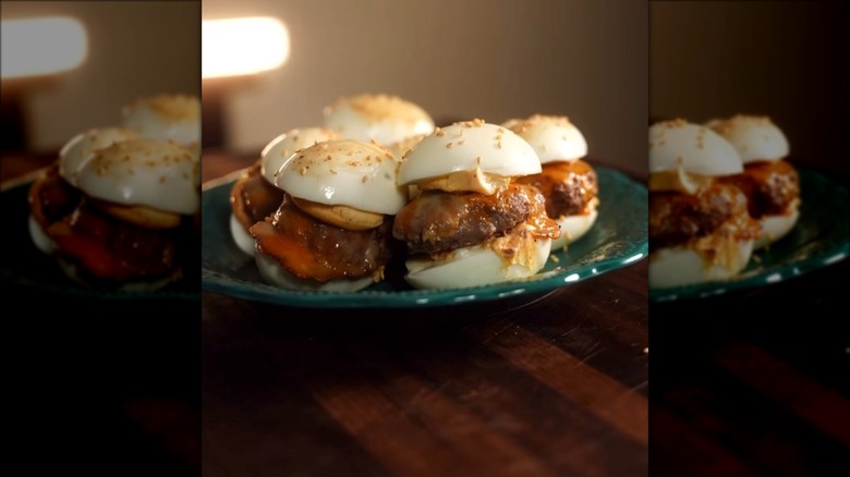 Deviled Eggs Burgers