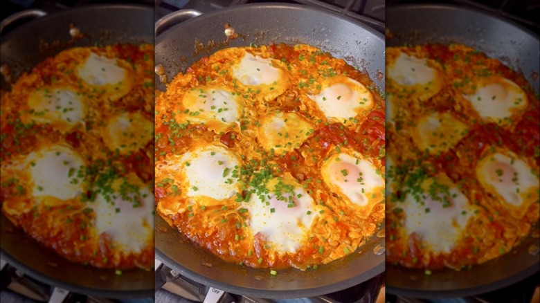 Shakshuka egg dish