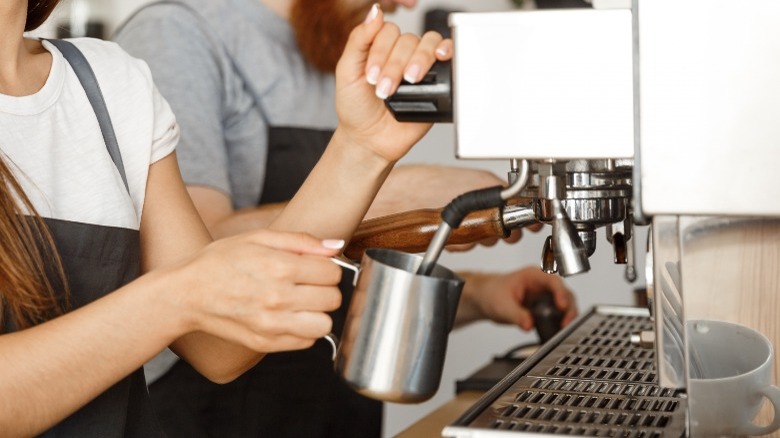 Using a steam wand for eggs