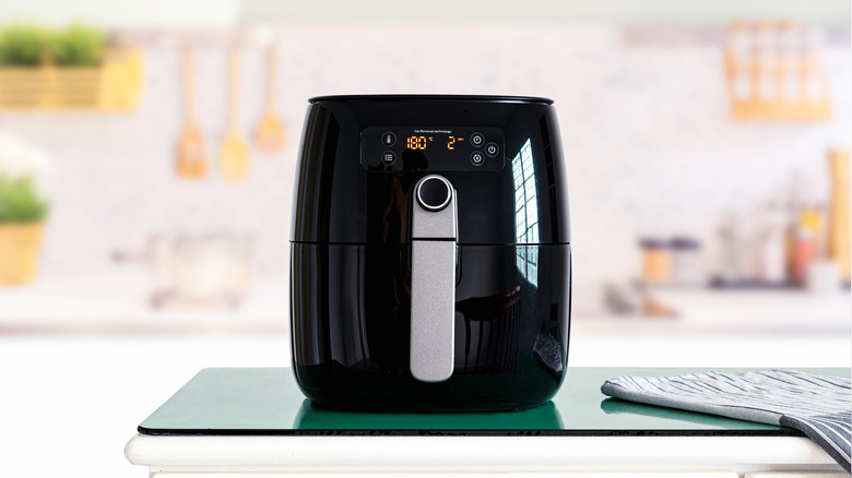 air fryer on kitchen counter 