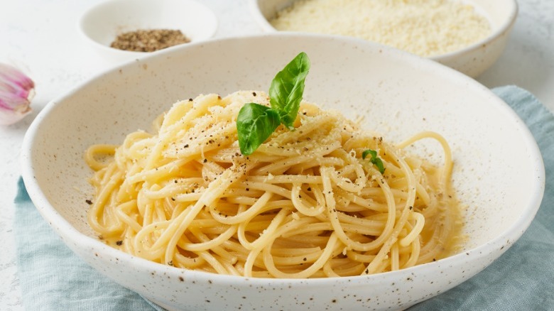 Pasta in a bowl