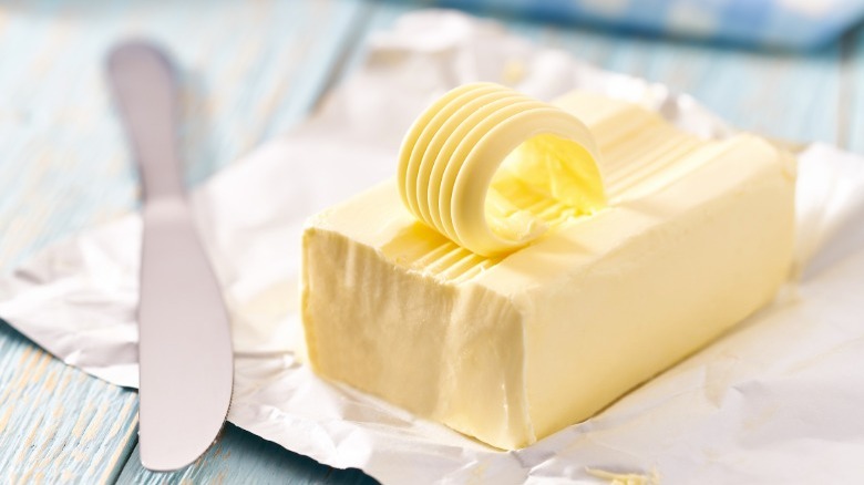 A stick of butter