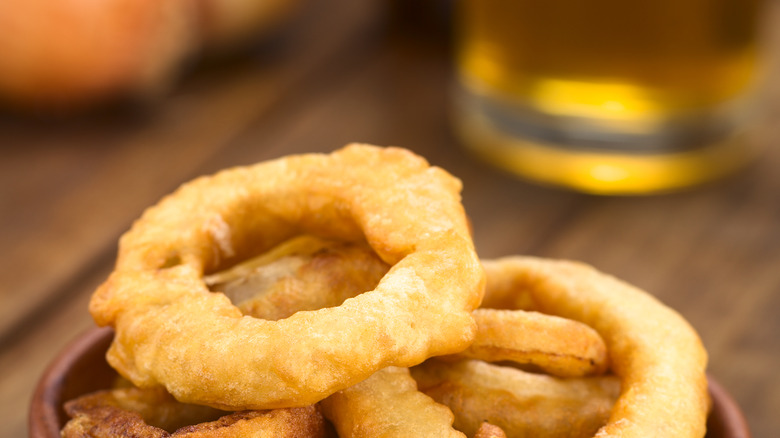 beer battered onion rings