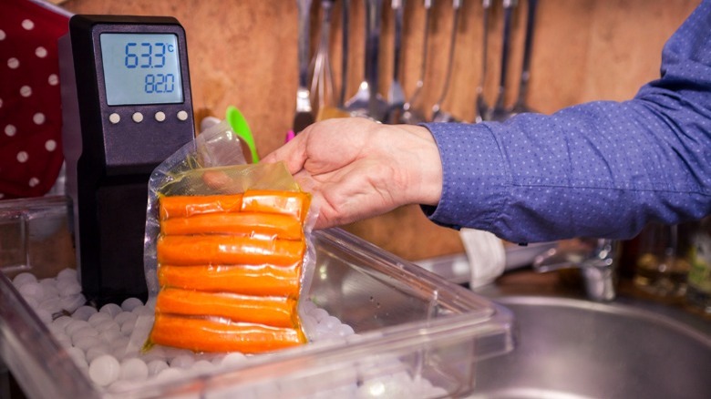 sous vide cooking carrots