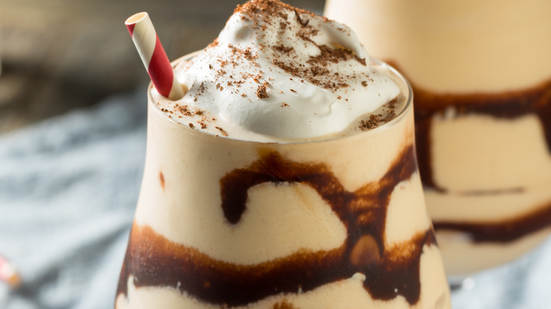 Chocolate mudslide shake