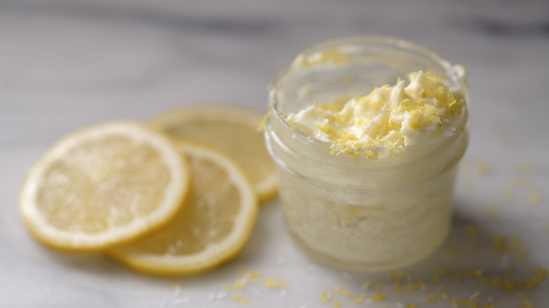 Butter with lemon zest