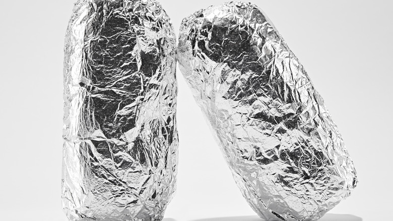 foil wrapped bread