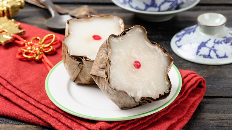 Steamed Chinese New Year cakes