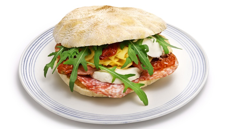 Puccia Italian sandwich