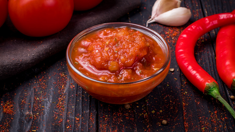 Red Mexican salsa