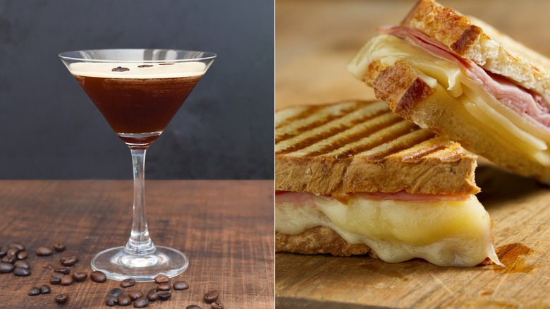 espresso martini and grilled cheese