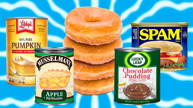 Donuts with canned ingredients