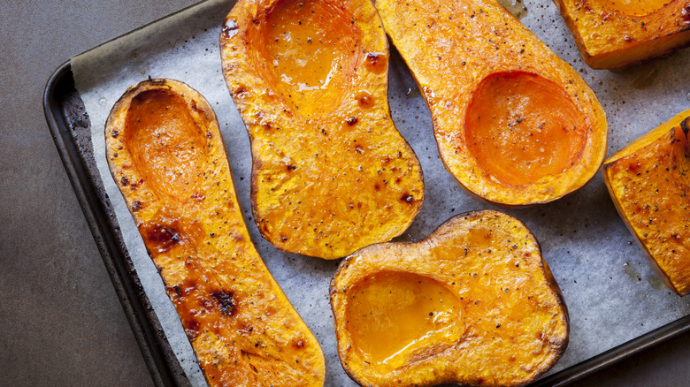 Roasted butternut squash 