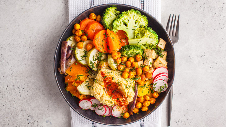 Vegetarian buddha bowl 