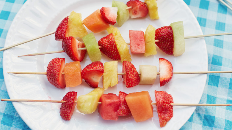 fruit skewers