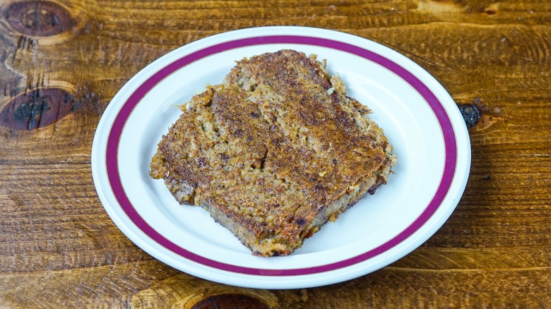 scrapple on plate