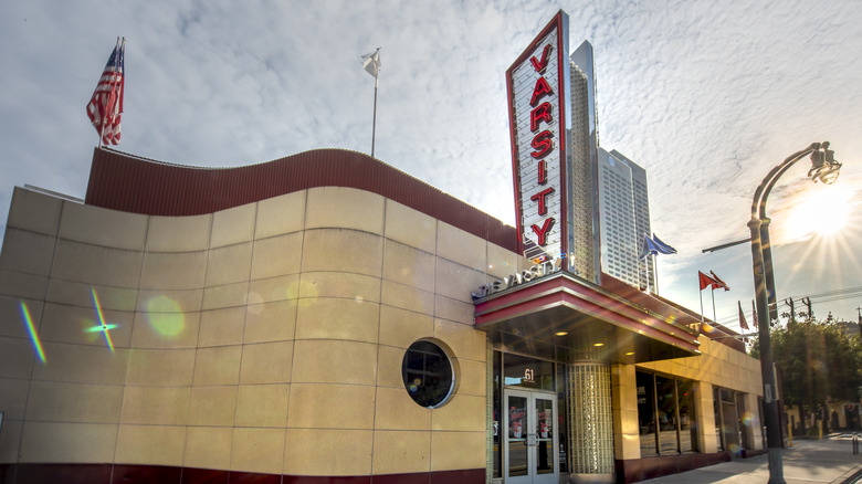 Exterior of The Varsity restaurant