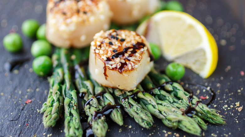 scallops with lemon