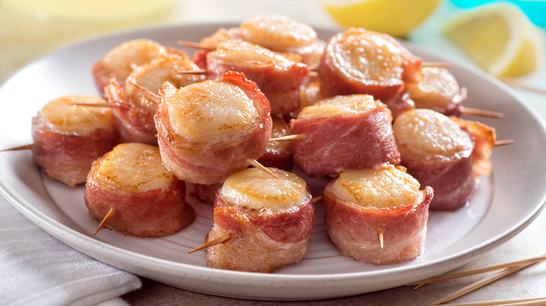 bacon wrapped scallops