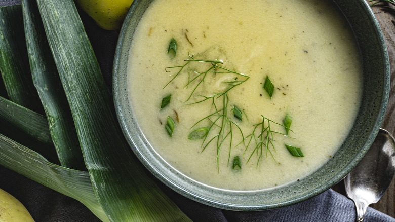 Potato leek soup 