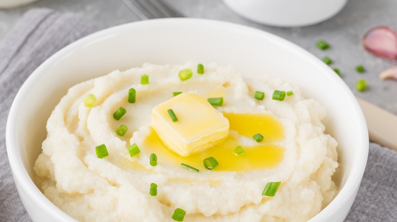 Mashed potatoes with butter