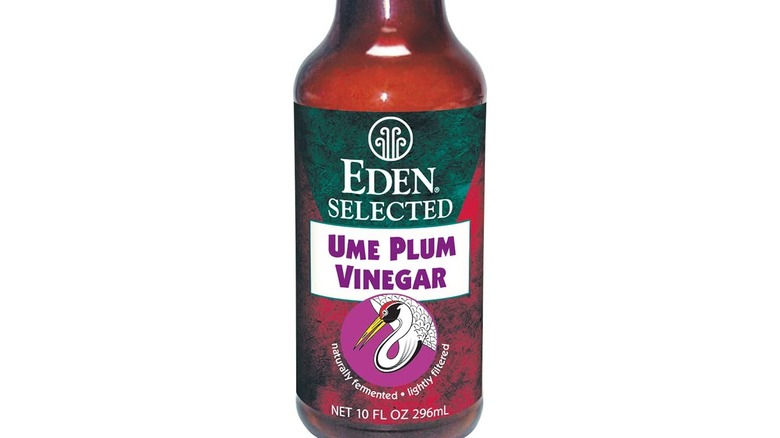 Eden ume plum vinegar bottle