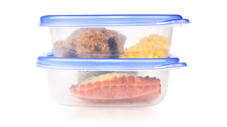 Food in tupperware