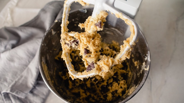 Cooking dough in bowl