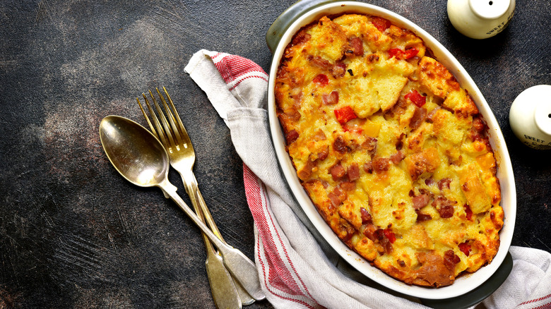 Bread pudding casserole