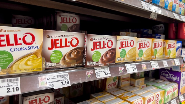 Jell-O brand instant pudding mixes