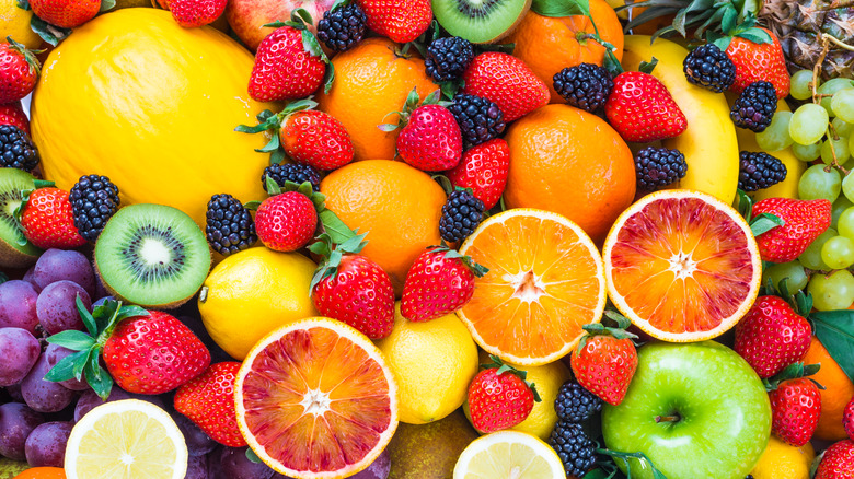 Assortment of fresh fruit