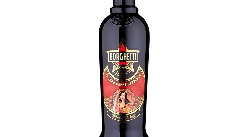 Borghetti espresso liqueur label