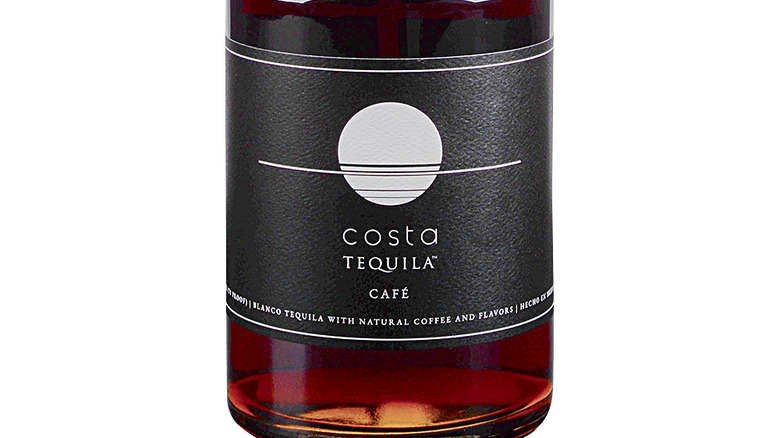 Black Costa Tequila Café label