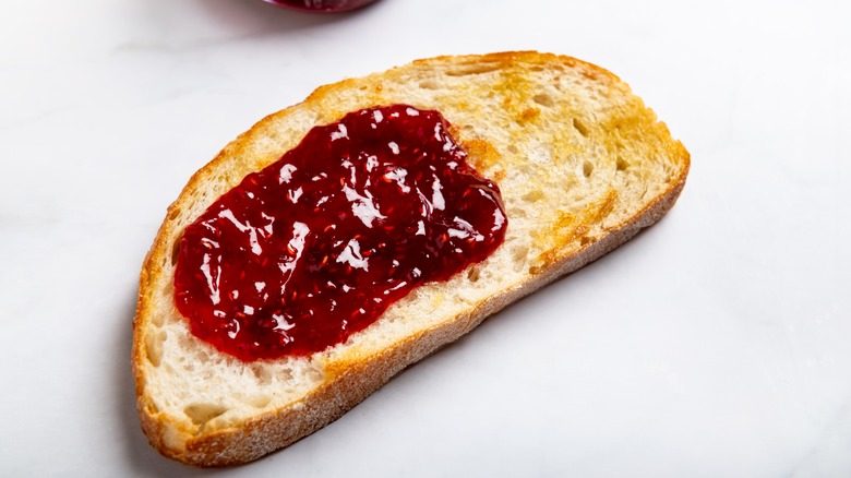 sourdough and jam