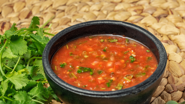 salsa in a bowl