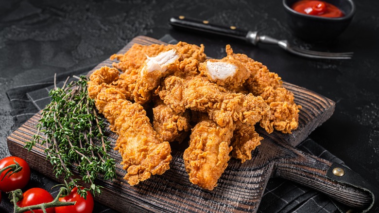 Chicken tenders with herbs