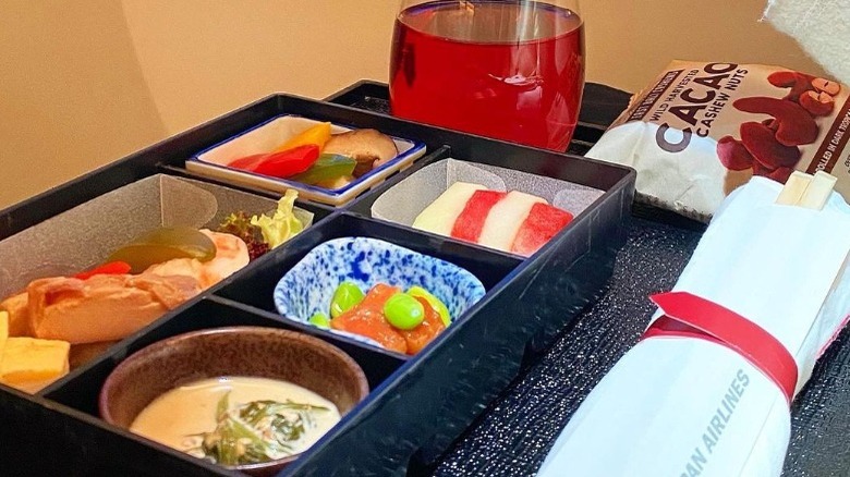 Bento box on Japan Airlines