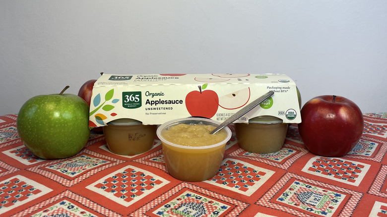 365 Whole Foods individual applesauce cups