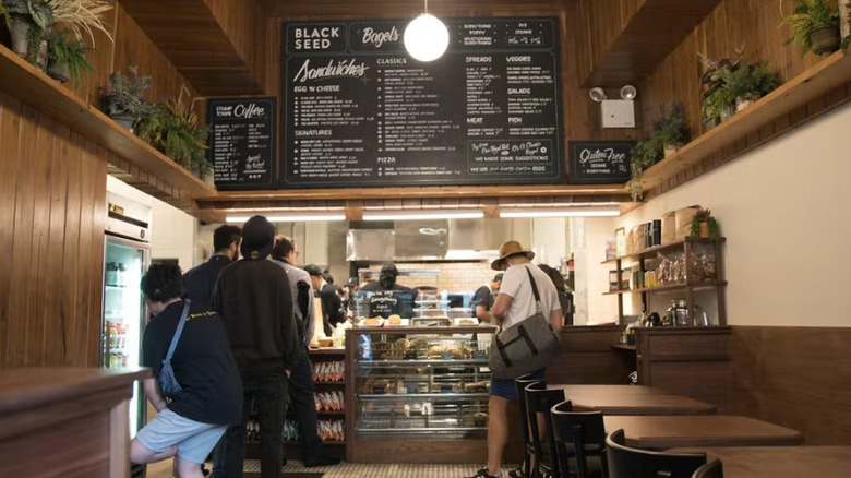 interior of Black Seed Bagels