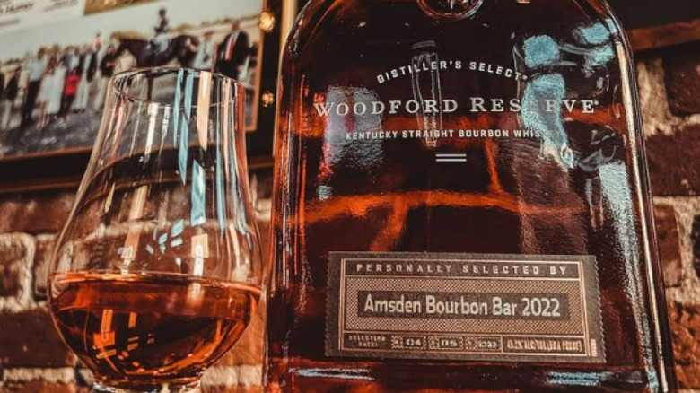 bottle of Woodford Reserve 