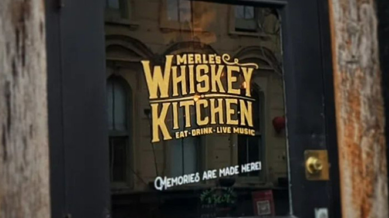 door to Merle's Whiskey Kitchen