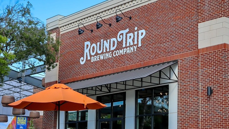 Exterior of Round Trip Brewing Company 