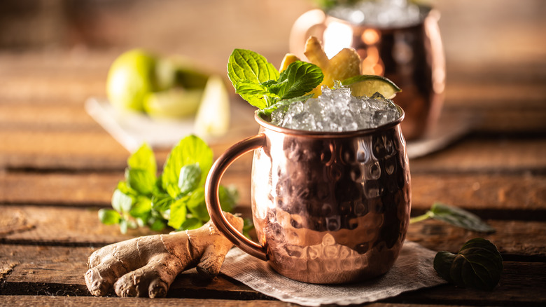 Ginger beer copper mug